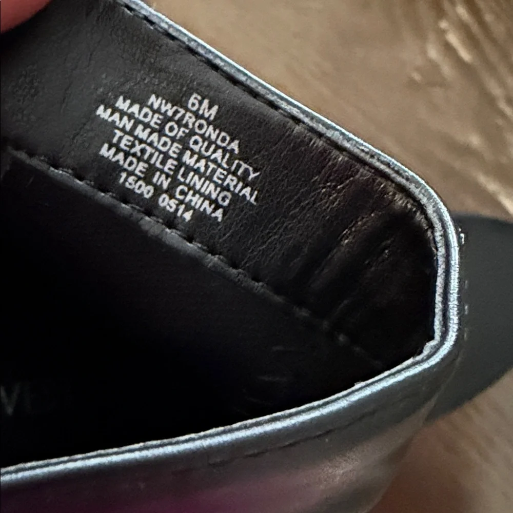 Nine West Black Ankle Boots - Picture 4 of 6